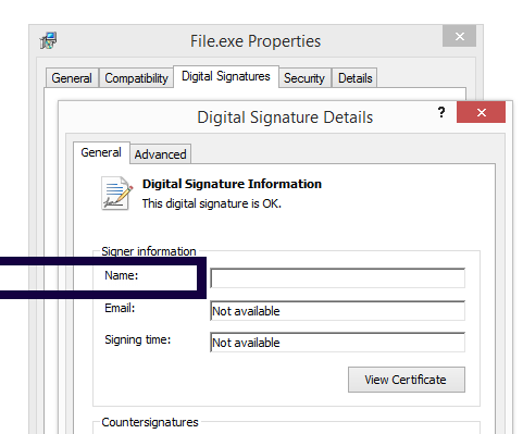 Screenshot of the CRU Acquisition Group, LLC certificate
